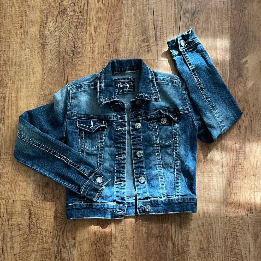 Amethyst Blue Jean Jacket